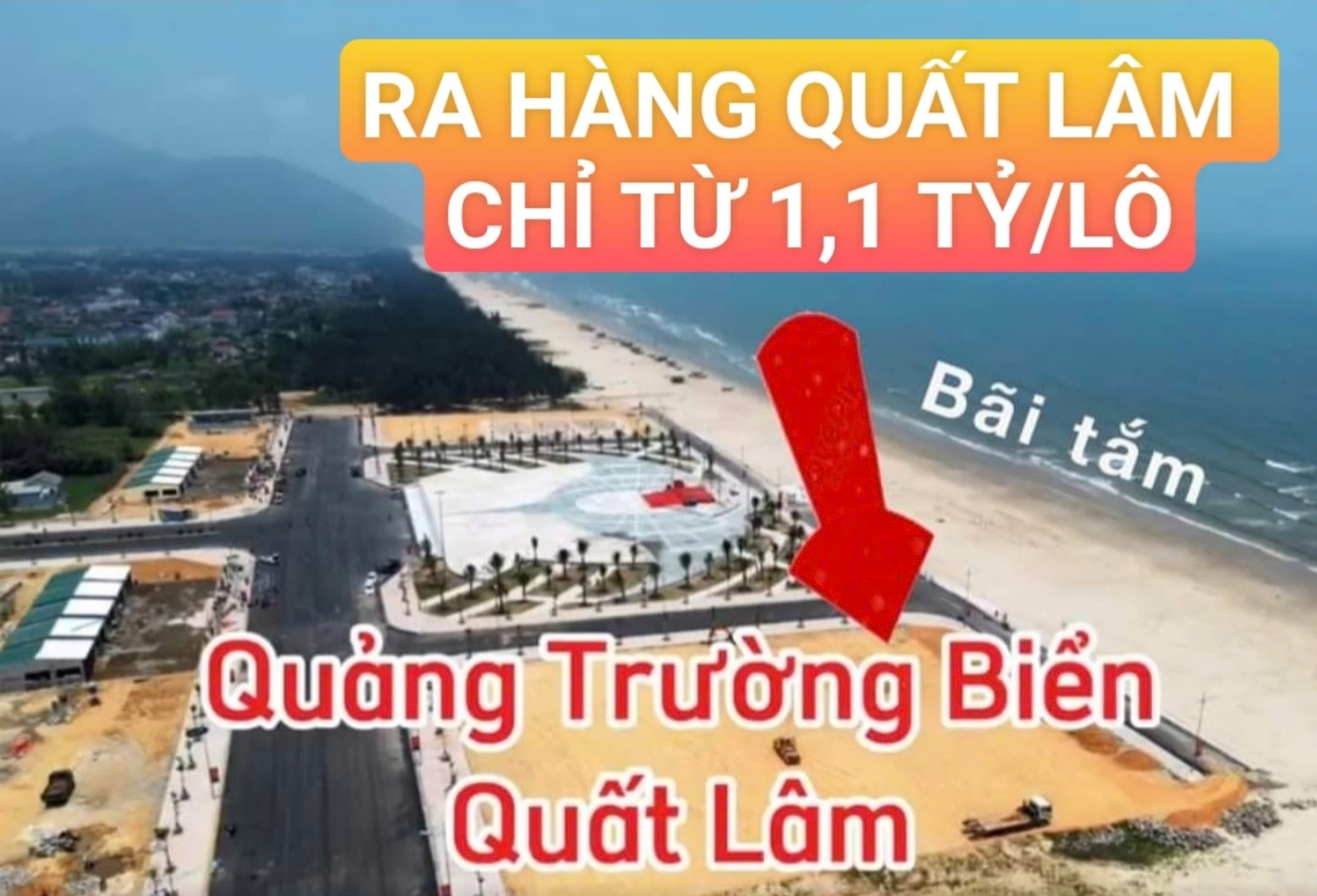 MỞ BÁN CHÍNH THỨC QUỸ ĐẤT THỔ CƯ VEN BIỂN TẠI QUẤT LÂM, NAM ĐỊNH. GIÁ CHỈ HƠN 1.1 TỶ