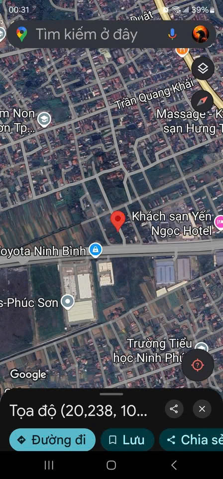 Bán lô đất Phố Nam Thịnh - Phường Ninh Sơn - Thành Phố Ninh Bình