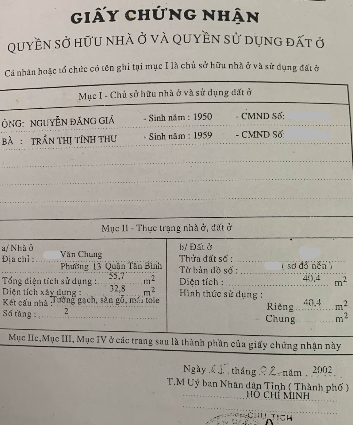 HXH thông Văn Chung, 41m2, cho thuê 8 triệu/M, 4ty6